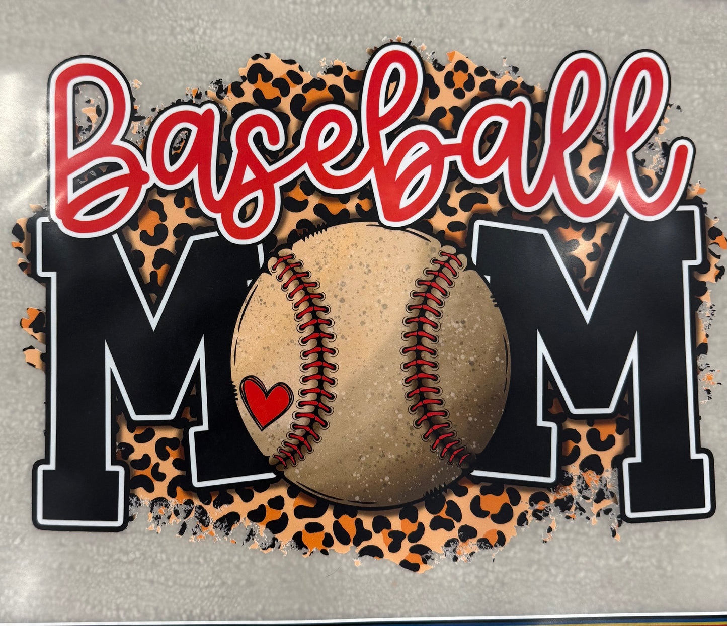 Baseball Mom Leopard