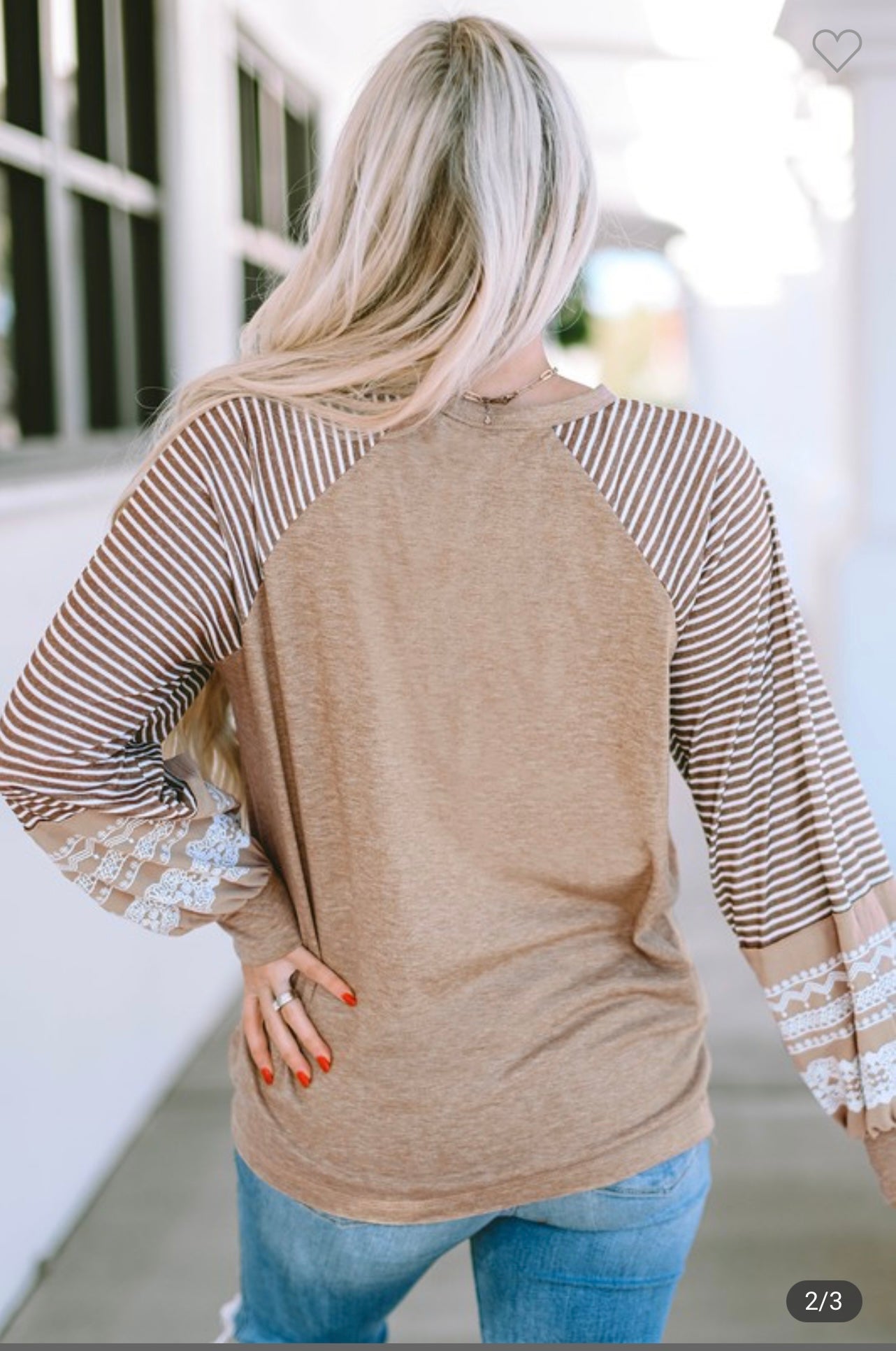 Floral Striped Long Sleeve